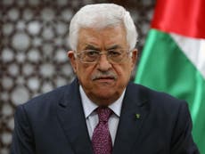 Palestinian President Abbas freezes contact with Israel