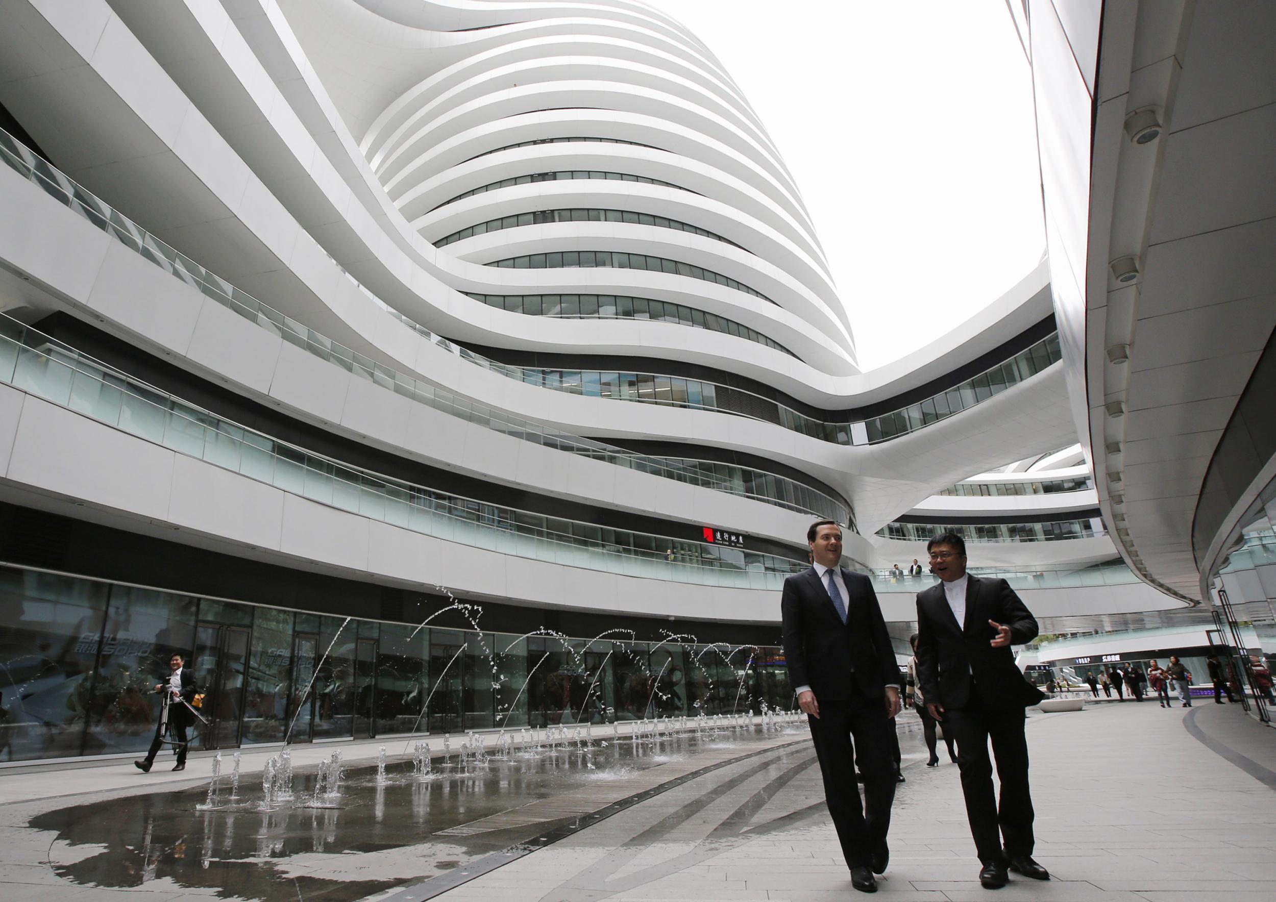 Zaha Hadid’s astonishing Galaxy Soho has already attracted the attention of politicos like George Osborne