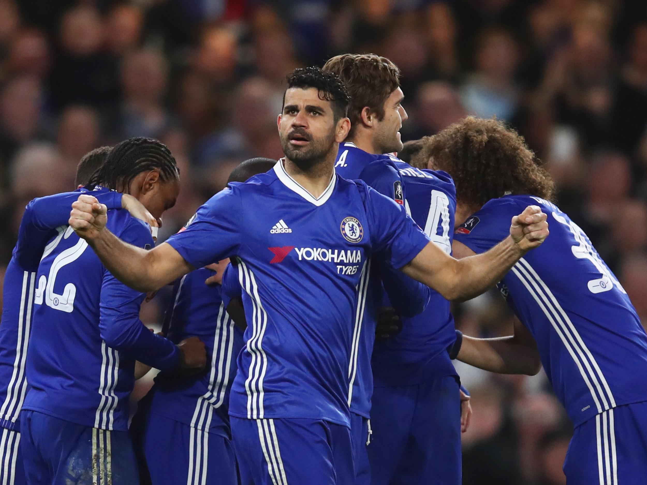 Costa squandered a couple of chance to put Chelsea clear