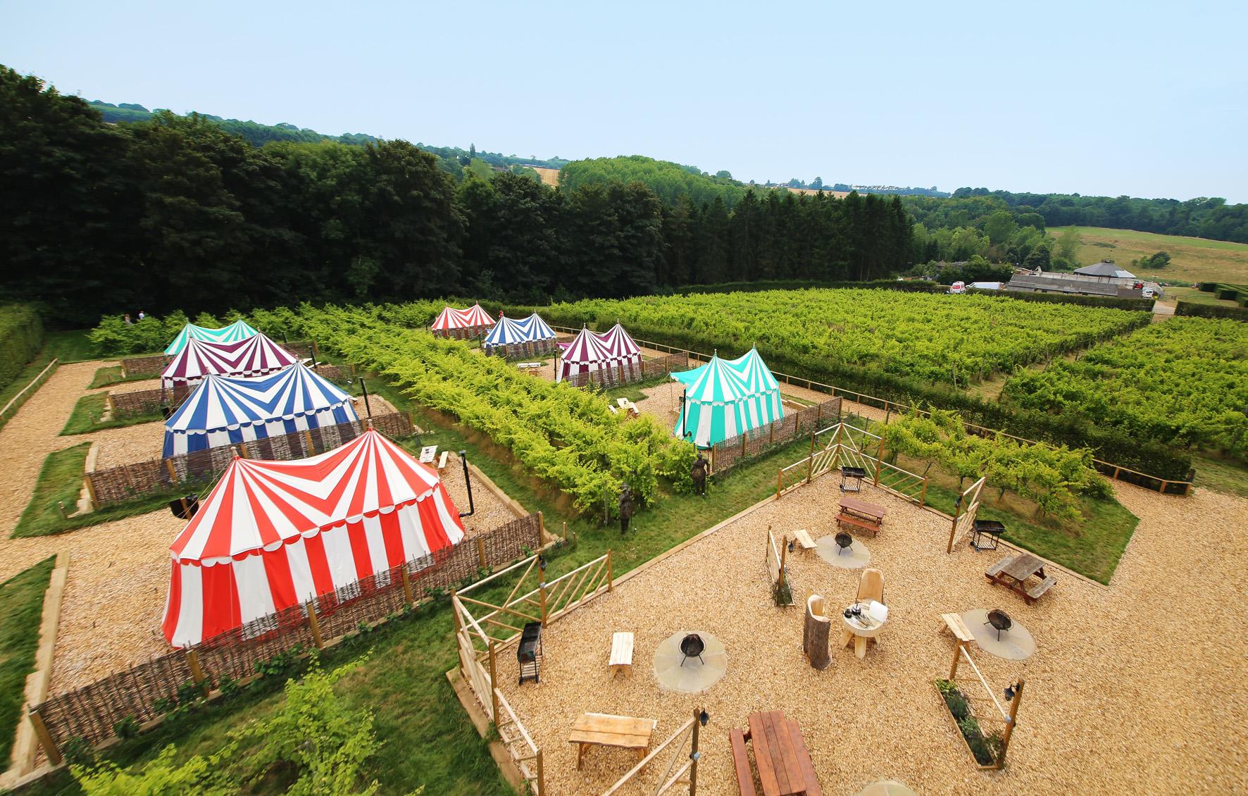 Glamping, but not as you know it at Leeds Castle