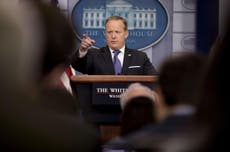 Spicer loses cool as reporter asks ‘When can we trust the president?'