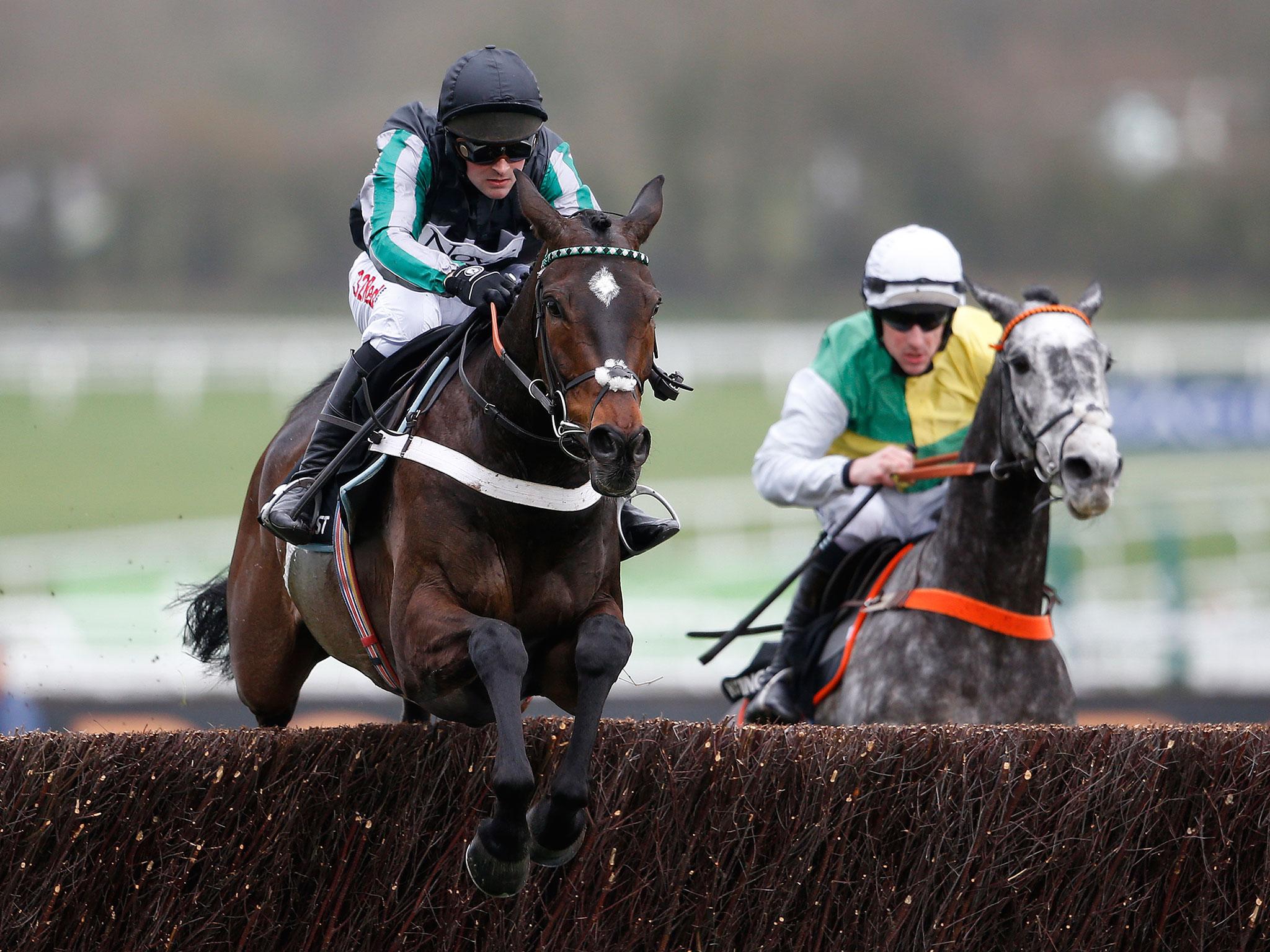 Altior stormed to victory in the Arkle Trophy
