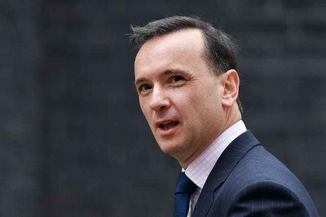 Britain's Wales Secretary Alun Cairns arrives to attend a weekly cabinet meeting