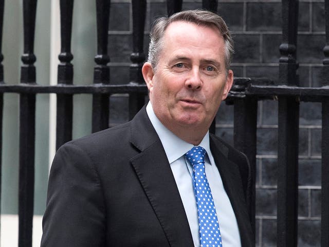 Liam Fox has previously claimed some parts of the media 'would rather see Britain fail than see Brexit succeed' 