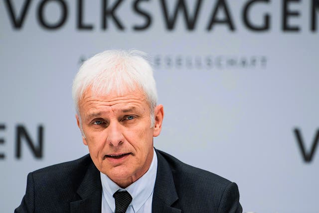 Mr Mueller took over from Martin Winkelhorn as VW chief executive a week after the dieselgate scandal broke