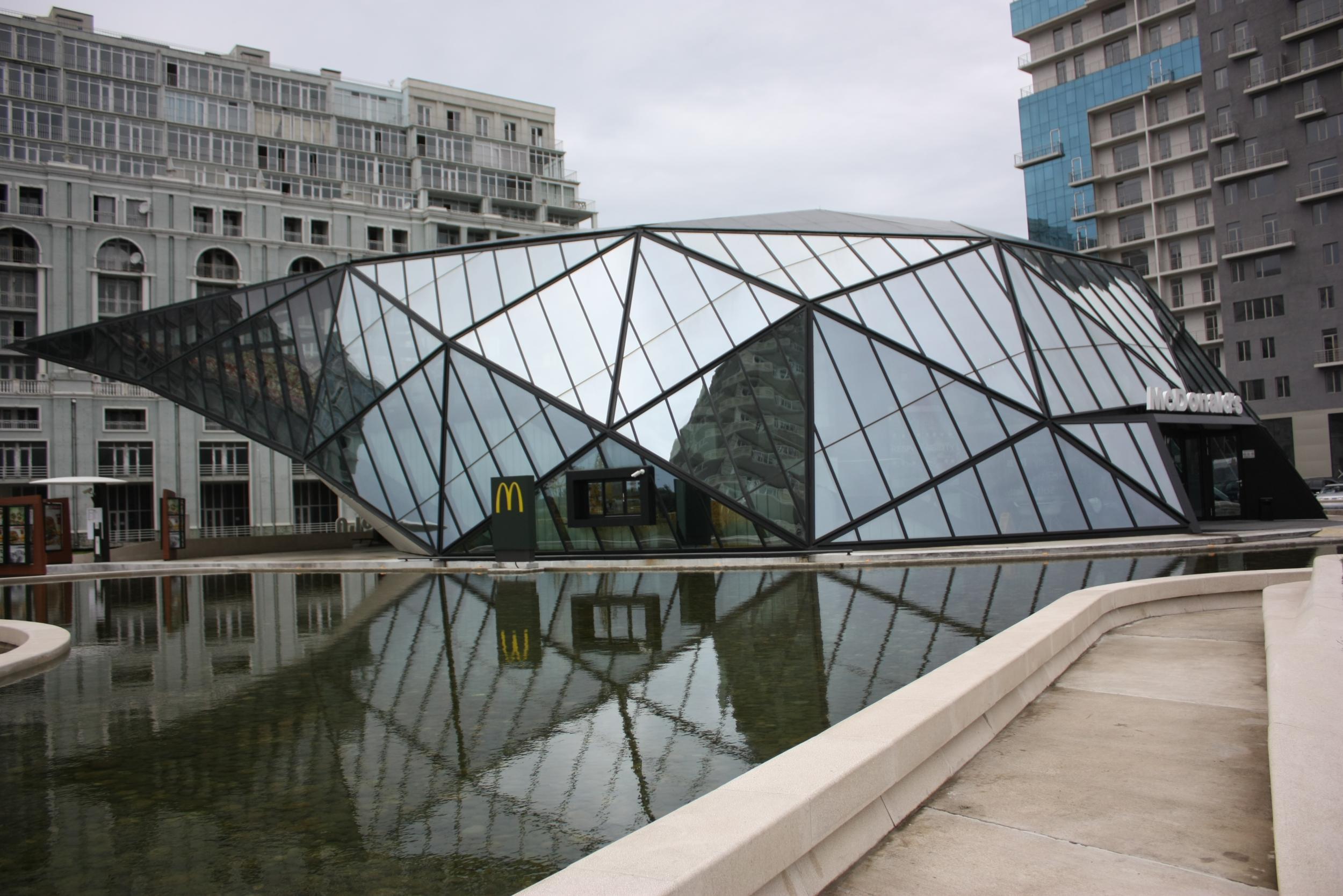 Batumi’s futuristic branch is McDonald’s for grownups