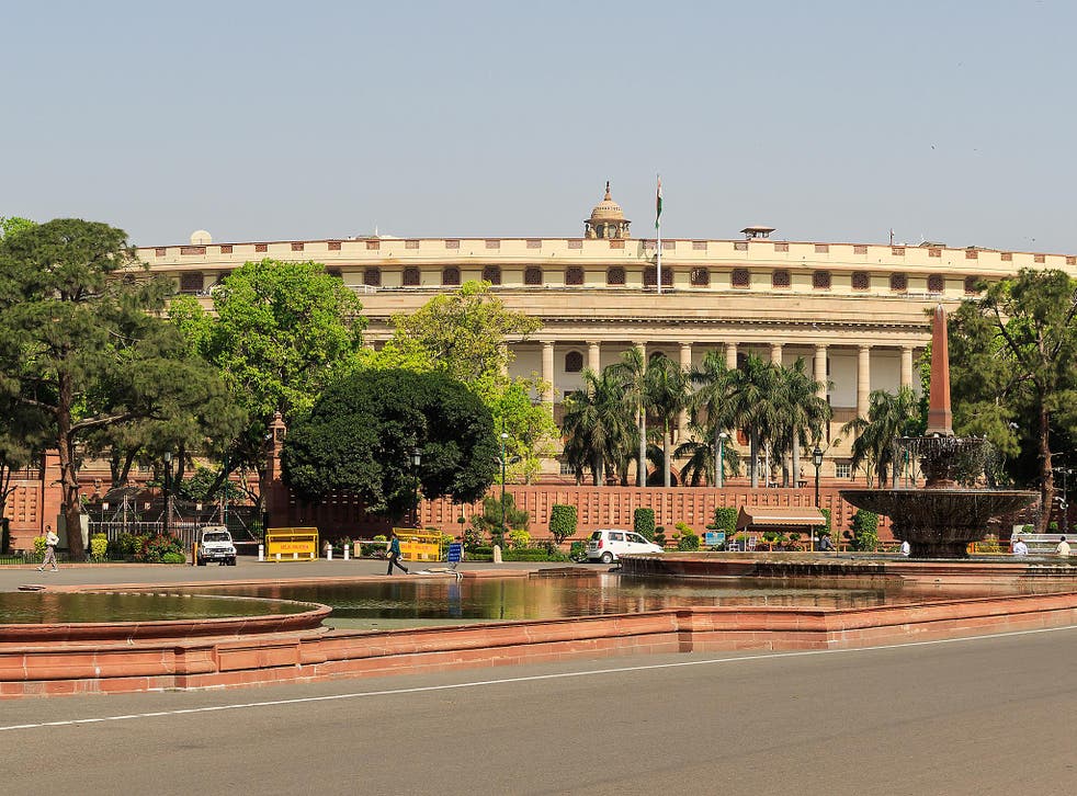 Lok Sabha or Indian Parliament building