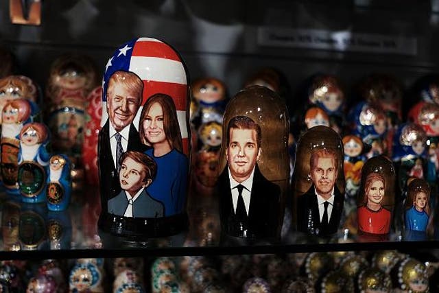 Just what you always wanted... a Trump family Russian doll set 