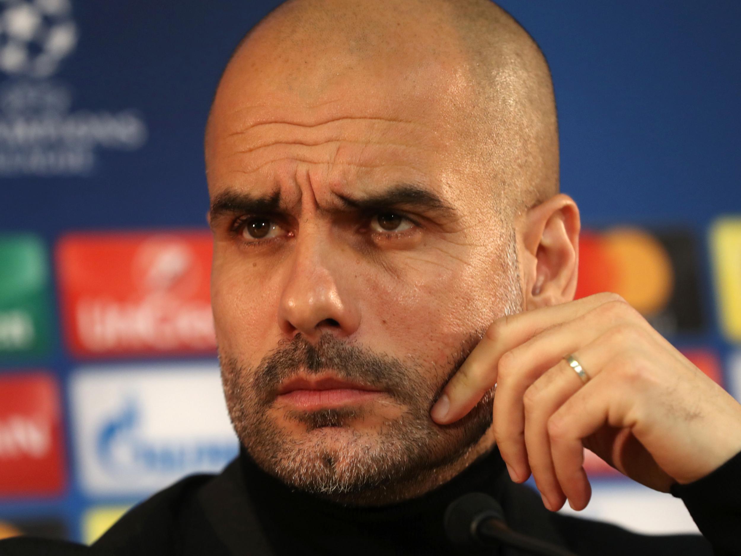 Guardiola thinks it would be pointless trying to defend