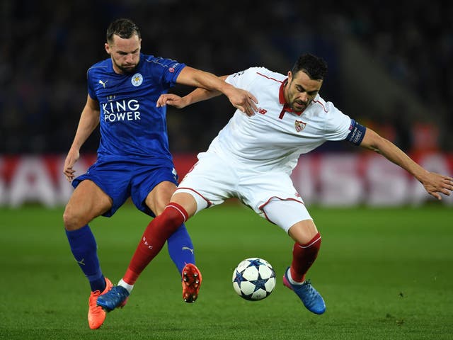 Leicester faced Vicente Iborra in last season's Champions League
