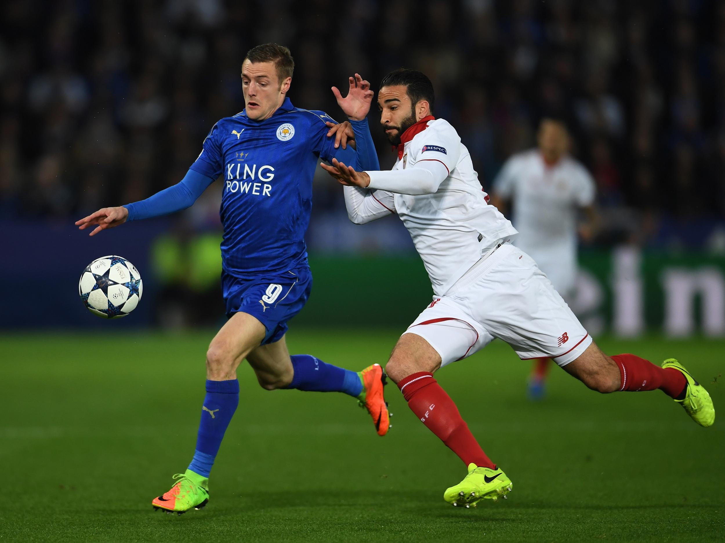 Vardy was back to his tenacious best (Getty)