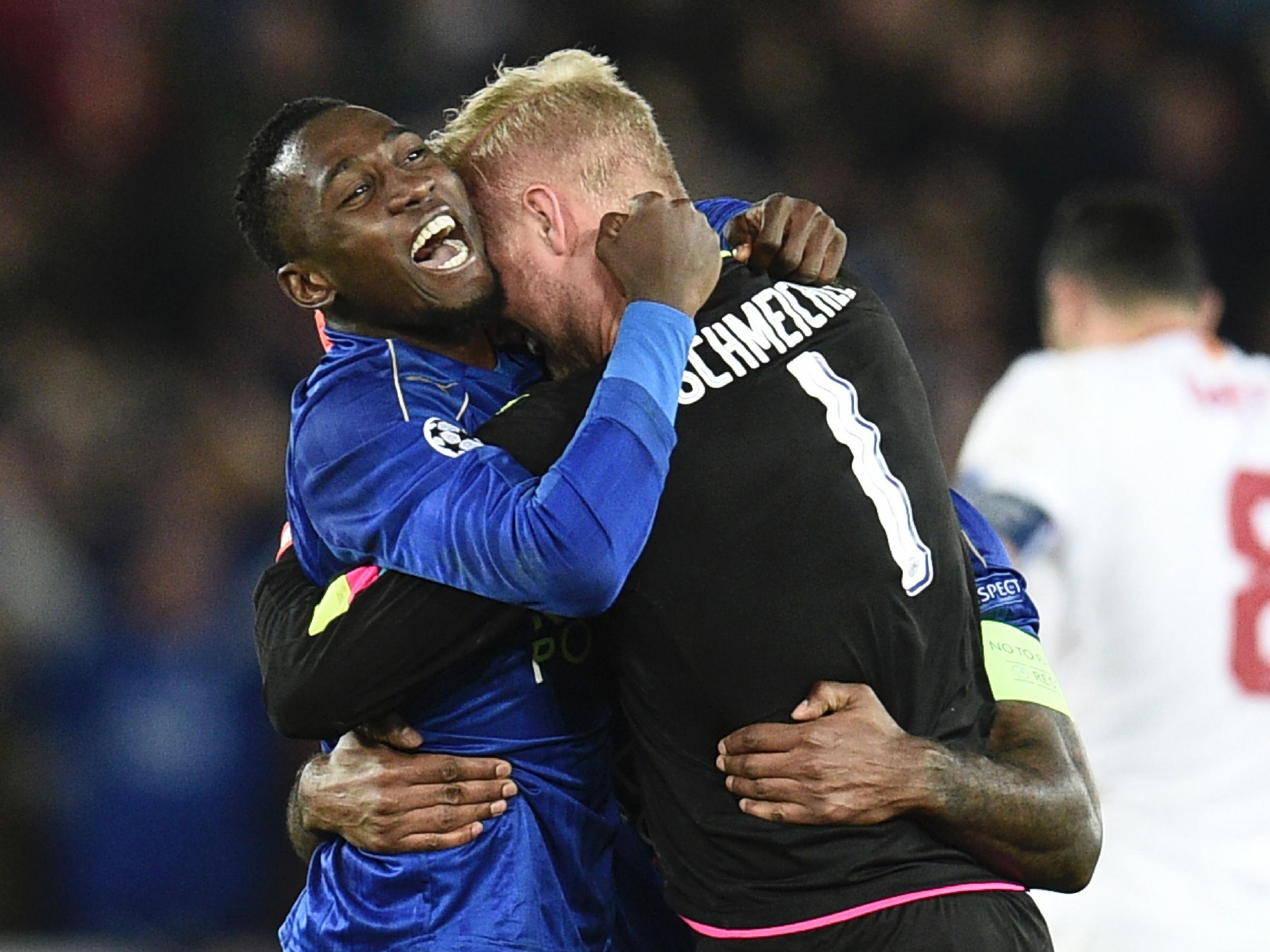 Schmeichel was Leicester's hero once again