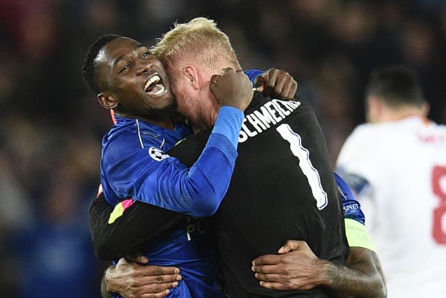 Schmeichel was Leicester's hero once again