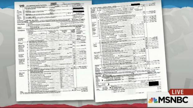 Did Donald Trump just leak his own tax return to make himself look good?