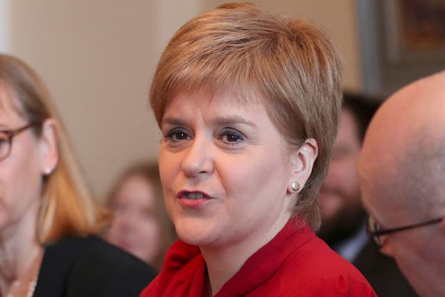 Nicola Sturgeon has been criticised by Conservatives who say she has devolved powers to contest the new measures