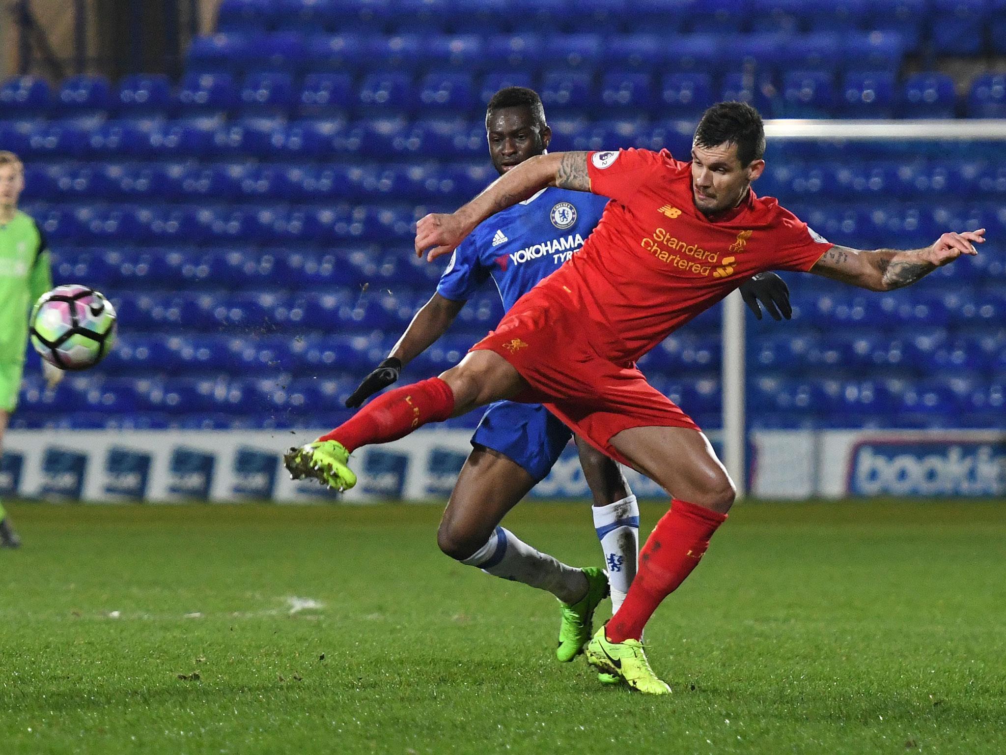 Dejan Lovren returned for Liverpool Under-23s in their 2-0 win over Chelsea
