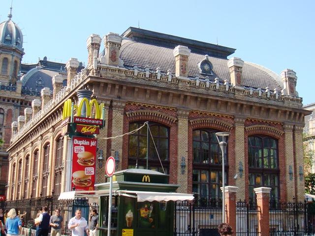 Budapest’s McDonald’s includes a ceiling designed by Gustave Eiffel