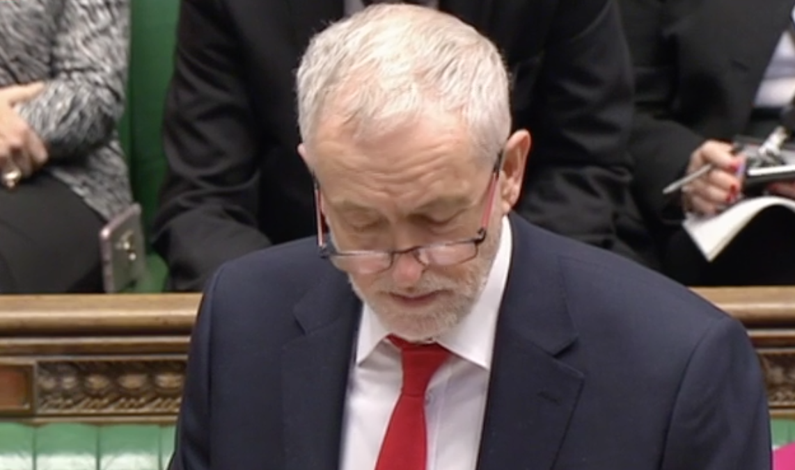 In his six questions to the Prime Minister, Jeremy Corbyn only managed to ask two actual questions