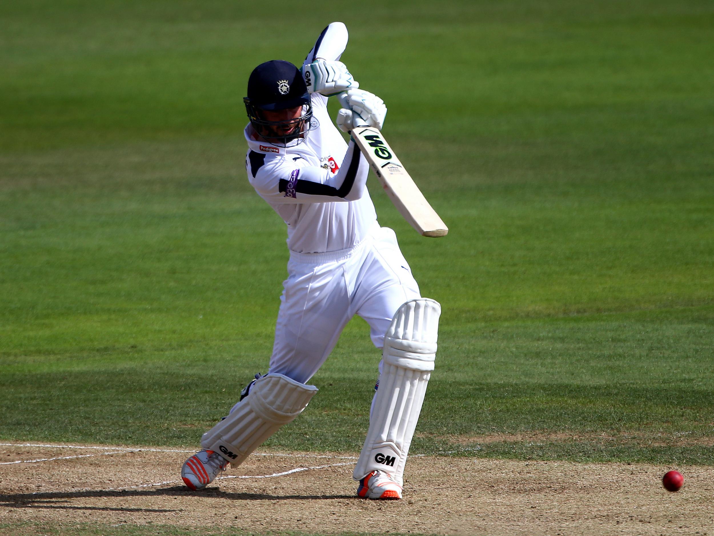 The 26-year-old has impressed batting for Hampshire