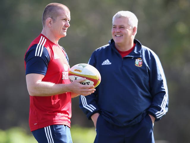 Rowntree was one of Gatland's three assistants on the 2013 tour