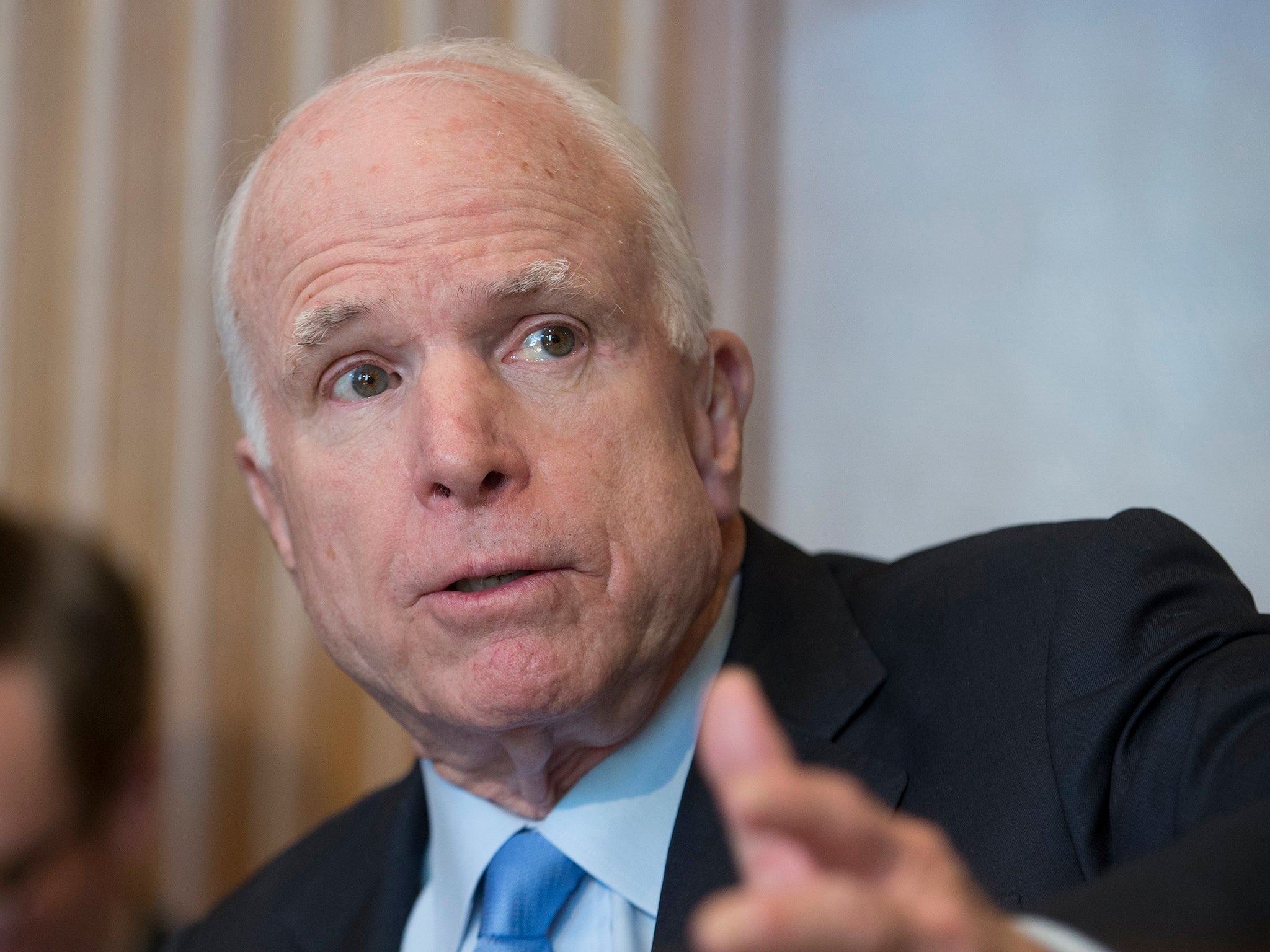 John McCain described James Comey as a "man of honour and integrity"