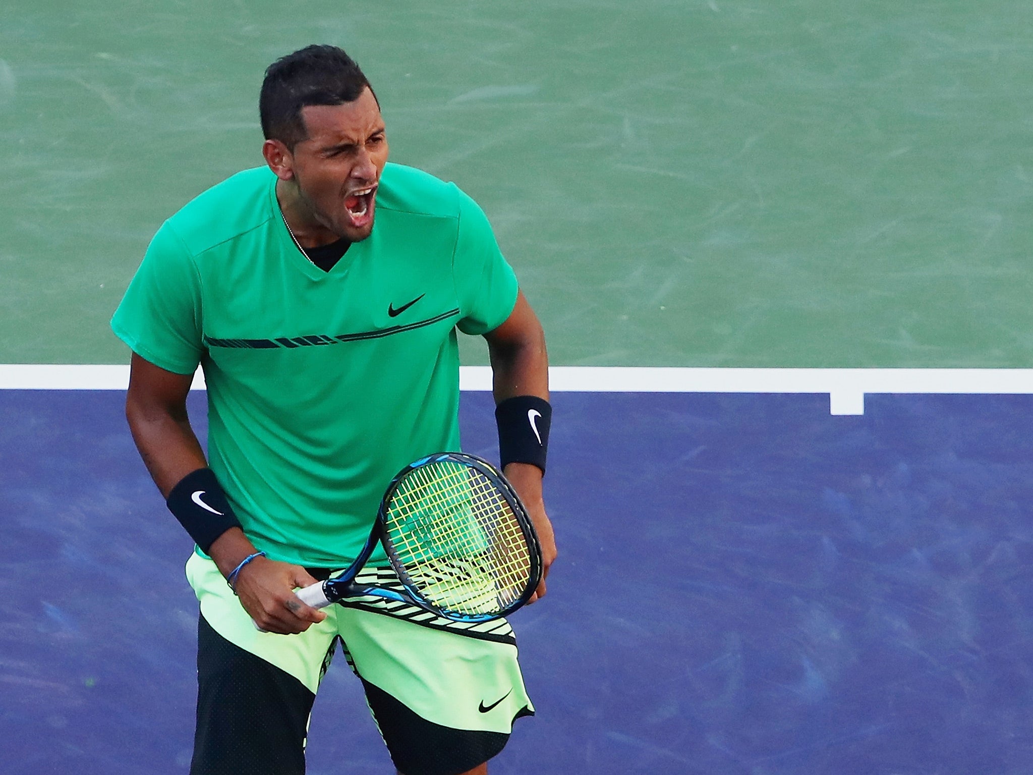 Kyrgios is enjoying a promising purple patch