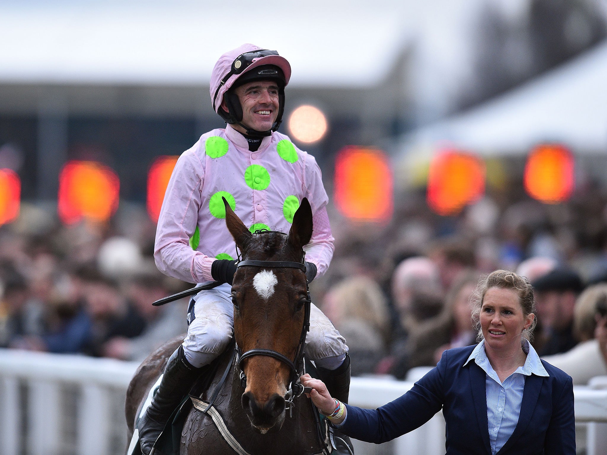 Ruby Walsh put two days of misfortune behind him to claim four wins on Thursday