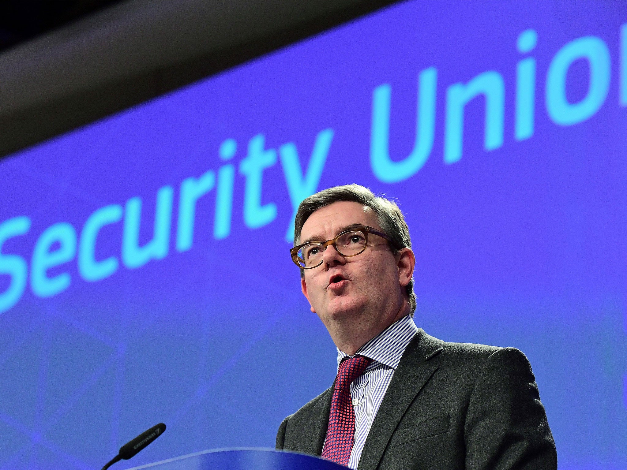 European Commissioner for Security Julian King