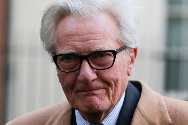 Former British Conservative Party cabinet minister Michael Heseltine