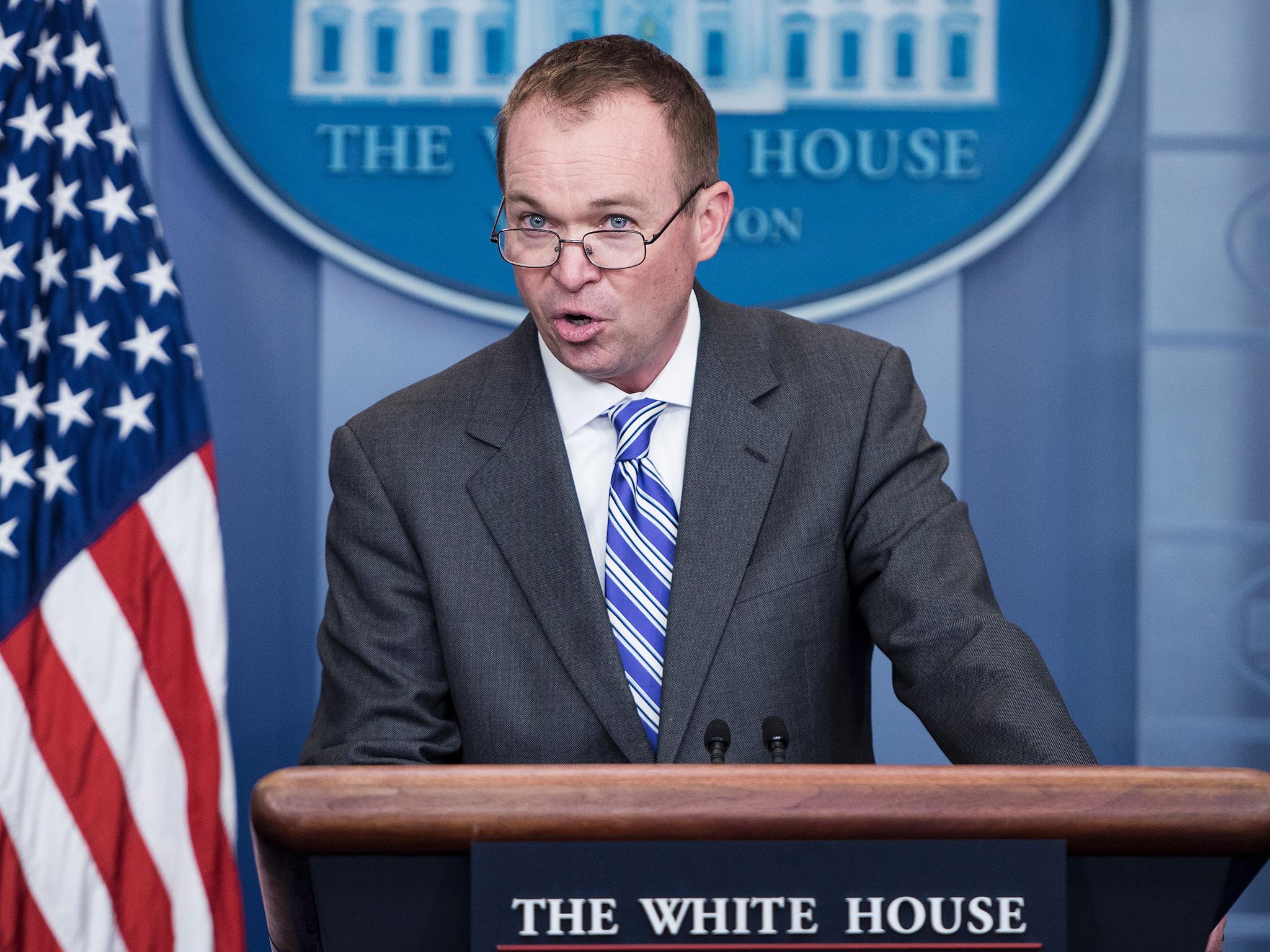 White House Budget Chief Mick Mulvaney has defended the cuts saying they wanted to give taxpayers value for money