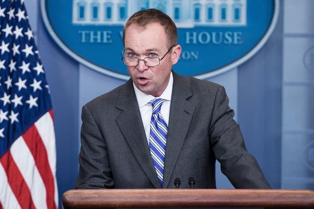White House Budget Chief Mick Mulvaney has defended the cuts saying they wanted to give taxpayers value for money
