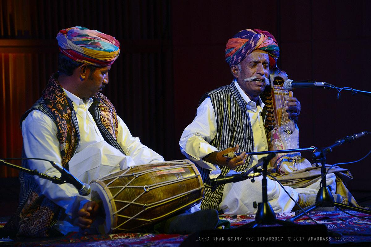 Lakha Khan (r) and his son, Dane, are on a US tour