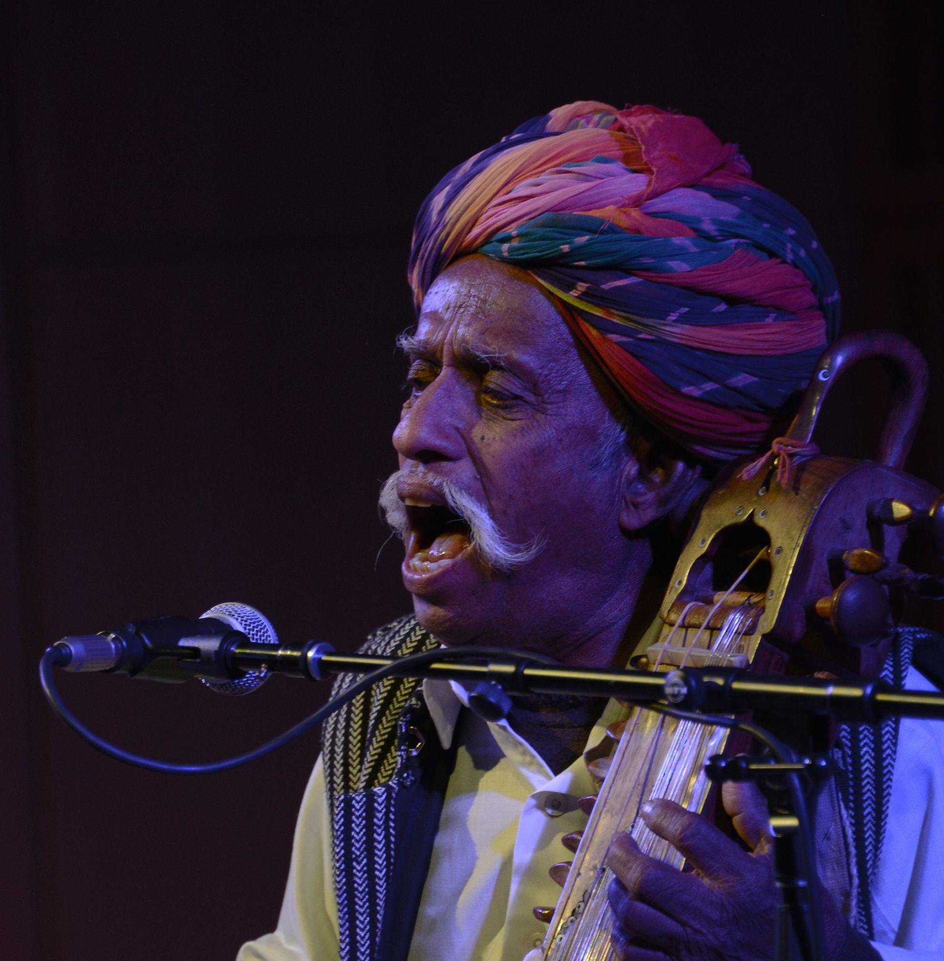 Khan's music is a mixes culture, religions and traditions
