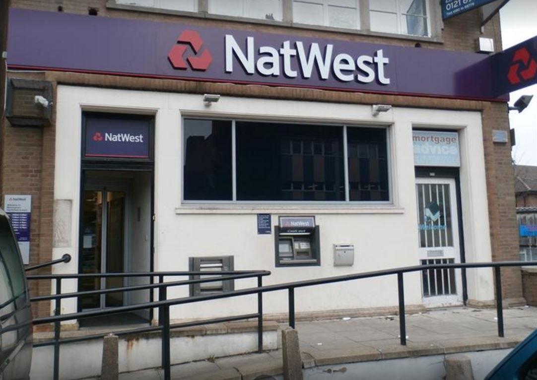 Police arrested a man at Northfield NatWest in Birmingham