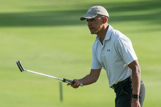 Barack Obama on a recent holiday to Hawaii. The 44th President is from Honolulu