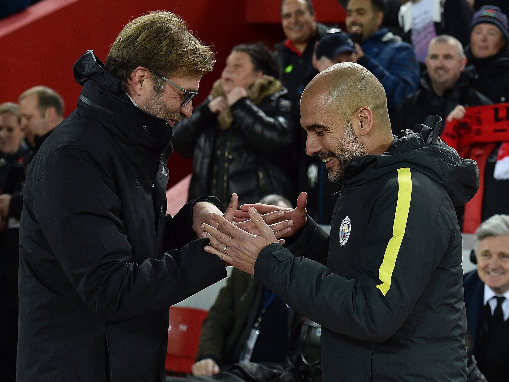 Jurgen Klopp and Pep Guardiola know each other well from their time in the Bundesliga