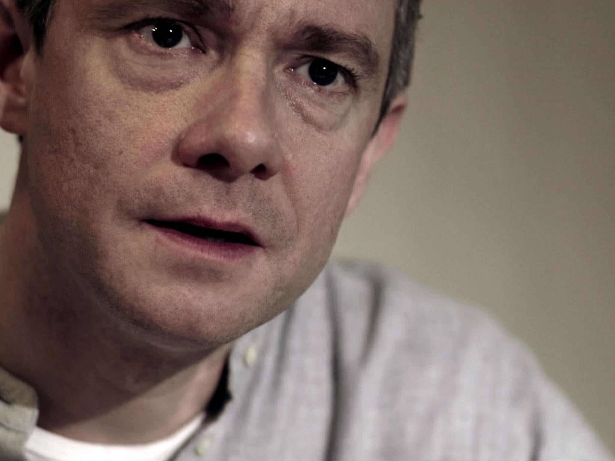 Martin Freeman makes a cameo in Carnage as the star of a hit drama that sparks a discussion on meat