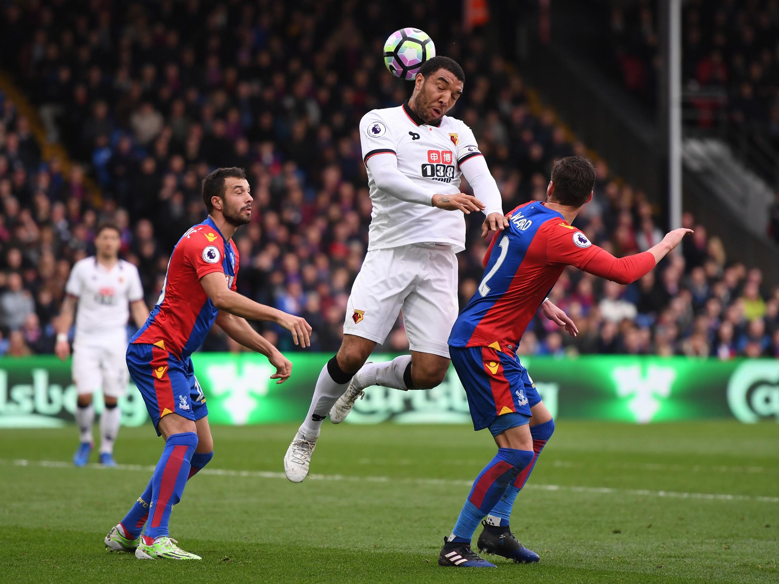 Deeney headed Cabaye's free-kick into his own net