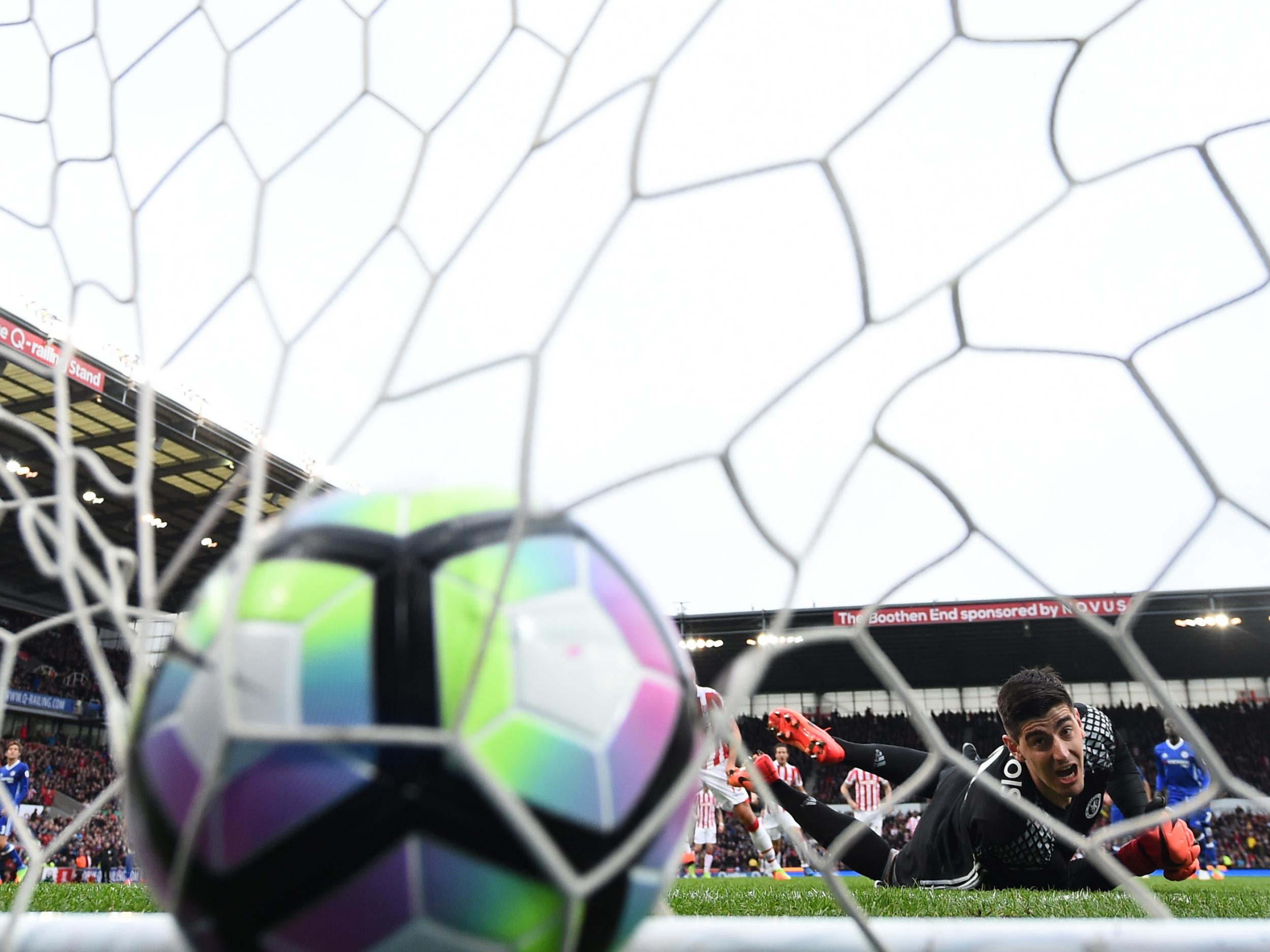 Walters buried his penalty past Courtois