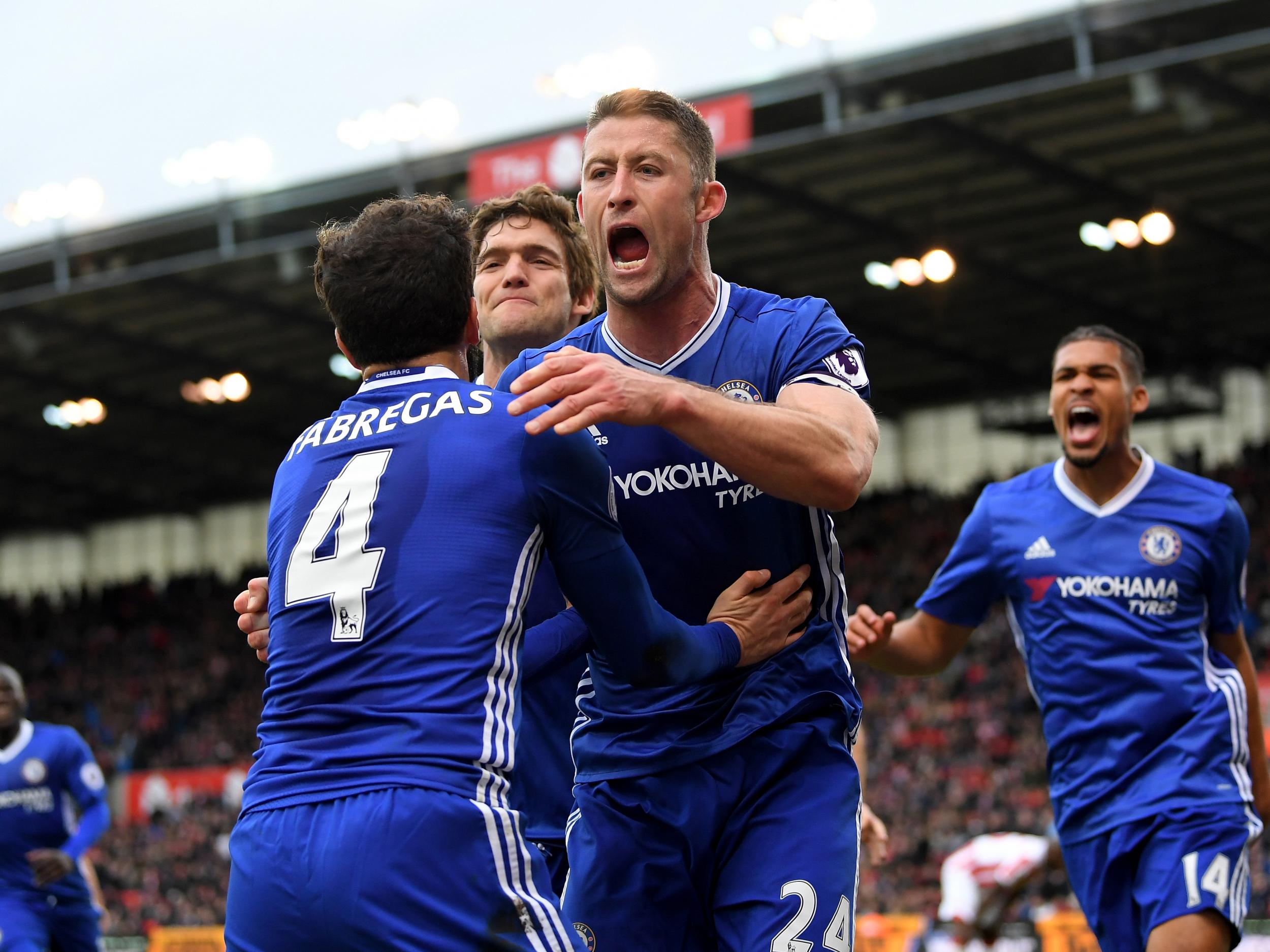 Chelsea's captain won them the match against a dogged Stoke
