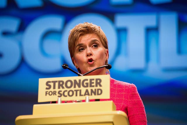 Scotland's First Minister and the leader of the Scottish National Party, Nicola Sturgeon