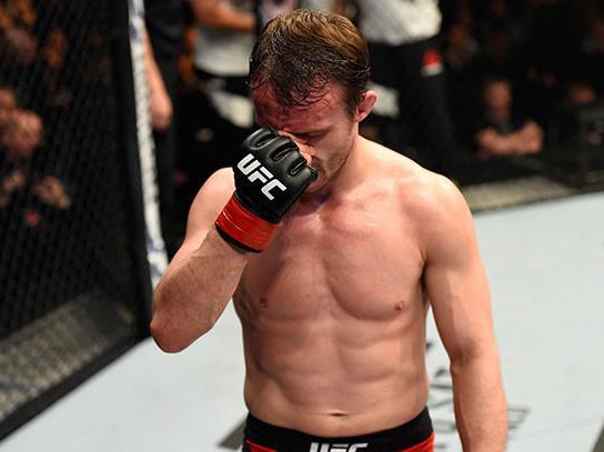 Brad Pickett was distraught to lose his final bout in the Octagon