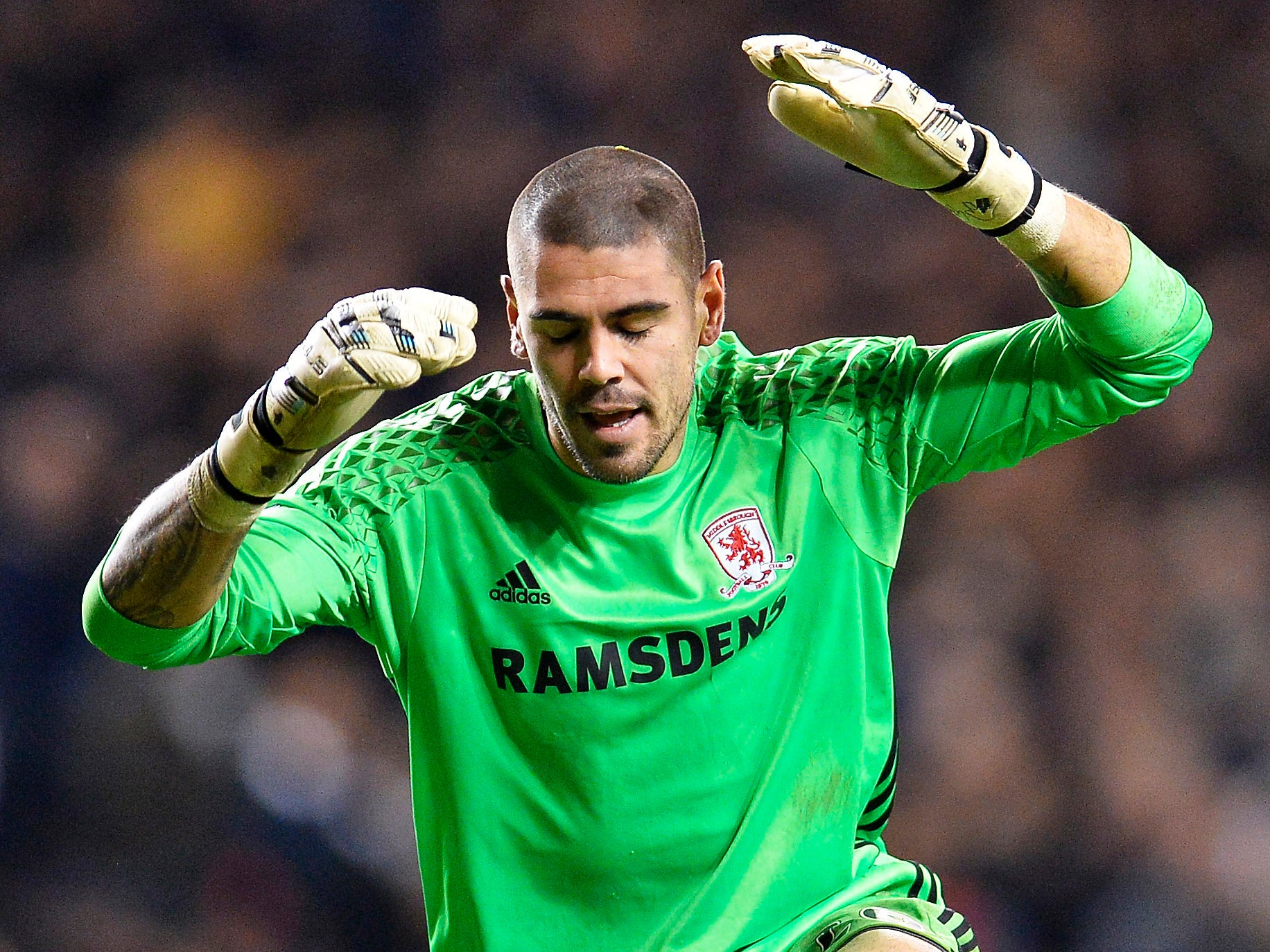 Valencia pounced when Valdes made a howler in injury-time (Getty )