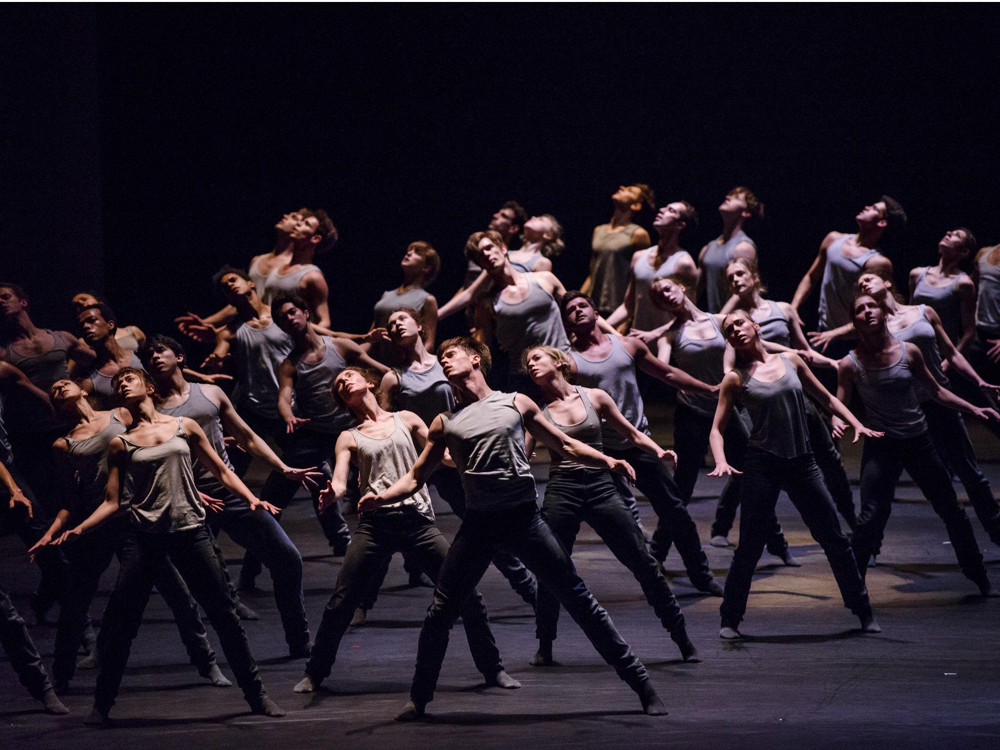 Artists of The Royal Ballet perform in Crystal Pite's 'Flight Pattern'