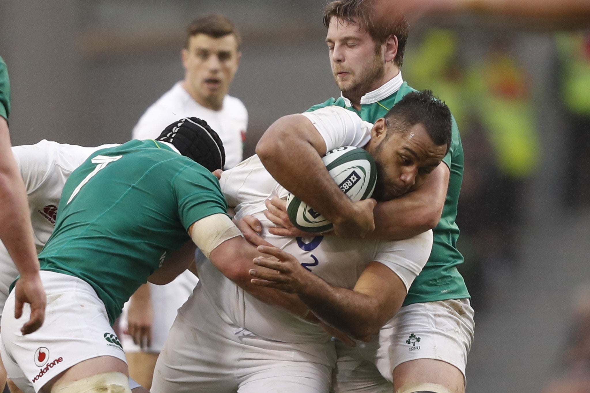Billy Vunipola believes England were not able to adapt to the Irish choke tackle
