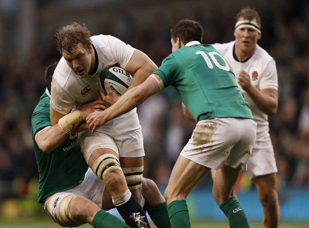 Ireland's ability to hold England players up in the tackle meant they could not build any momentum