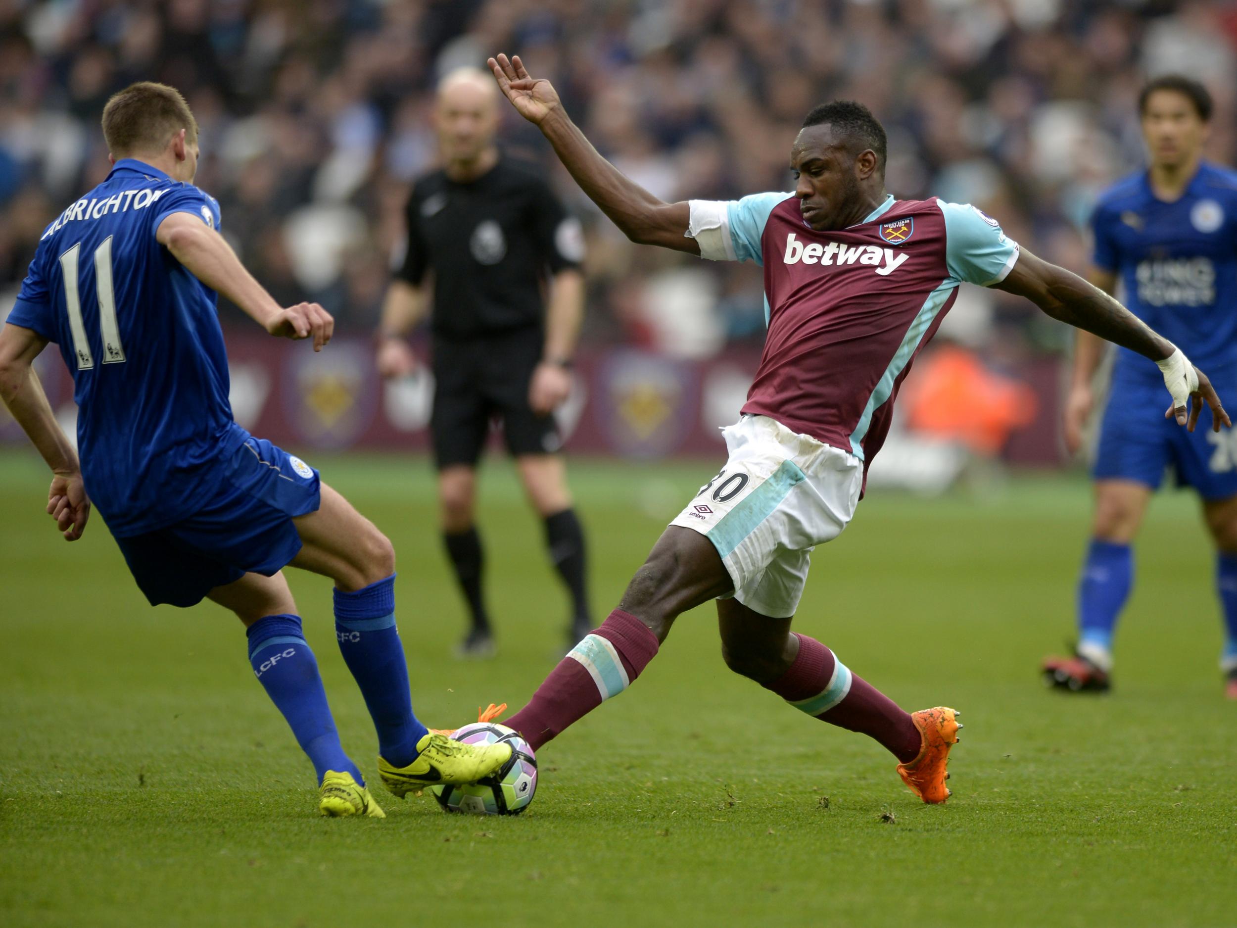 Antonio suffered an injury in the 3-2 defeat to Leicester