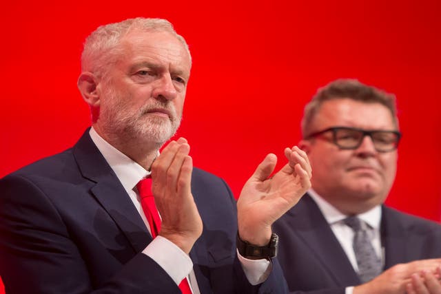 Labour leader Jeremy Corbyn and his deputy Tom Watson