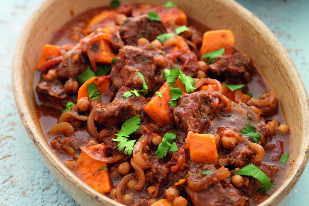 How to make lamb tagine with sweet potatoes | The Independent | The ...