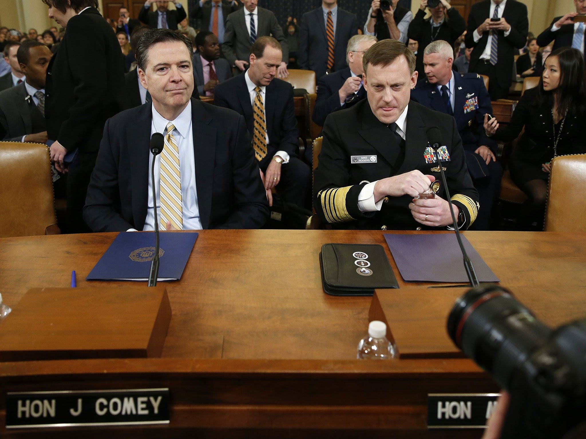 'No evidence' to back up Donald Trump's wiretapping claims, says FBI Director James Comey